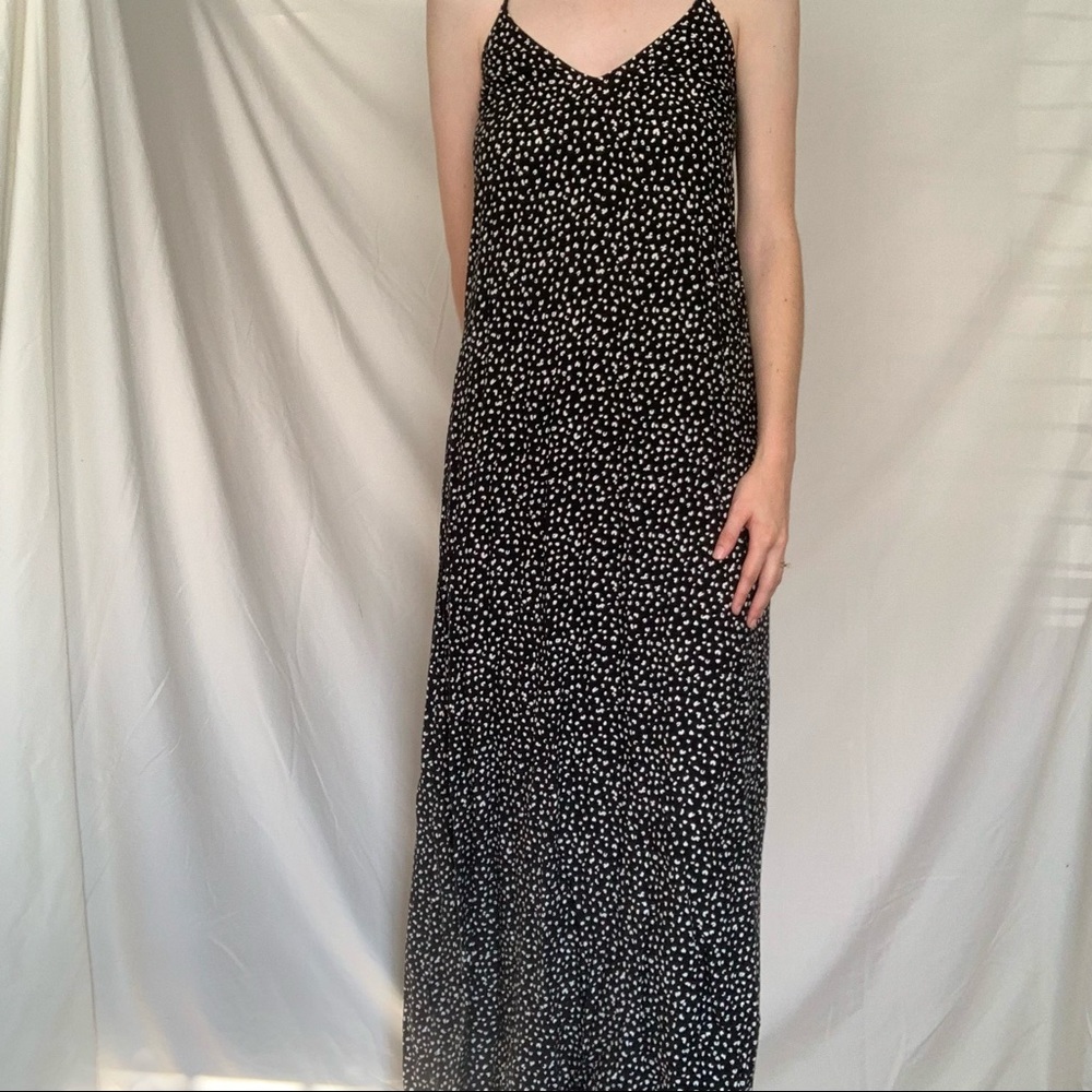 Black and white Maxi dress.